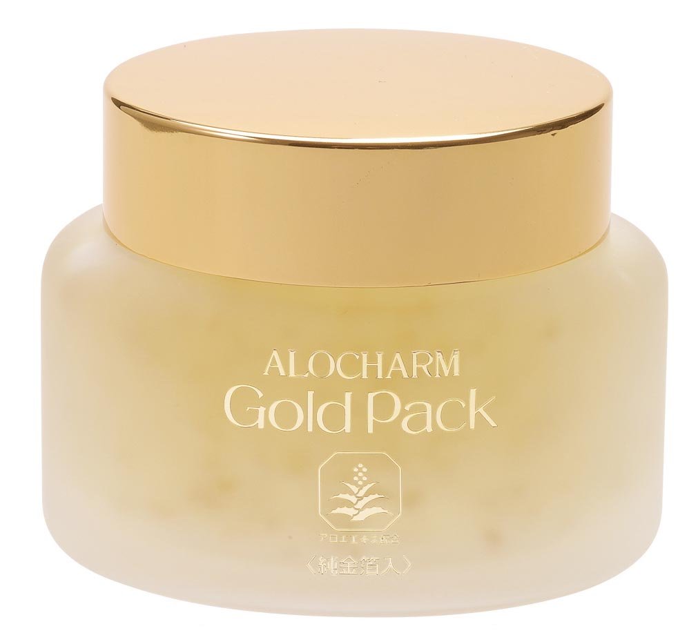 Amazon.co.jp: アロチャーム 純金箔入り ゴールドパック 83g